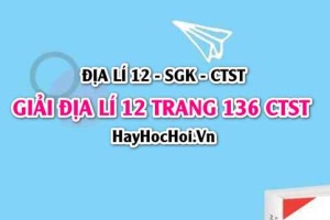 Giải Địa lí 12 trang 136 Chân trời sáng tạo SGK